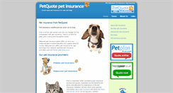 Desktop Screenshot of petquote.co.uk